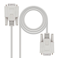 CABLE SERIE NULL MODEM DB9H-DB9H 1.8 M NANOCABLE 10.14.0602
