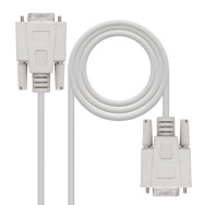 CABLE SERIE NULL MODEM DB9H-DB9H 1.8 M NANOCABLE 10.14.0602