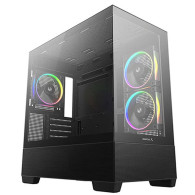 CAJA ATX SEMITORRE DEEPCOOL CG380 3F CRISTAL TEMP NEGRA R-CG380-BKAGM3-G