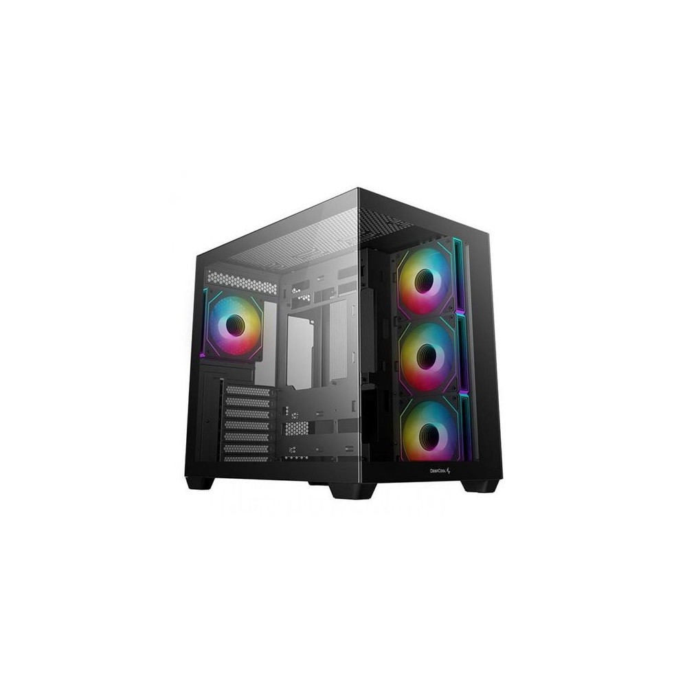 CAJA ATX SEMITORRE DEEPCOOL CG530 CRISTALTEMPLADO RGB NEGRA