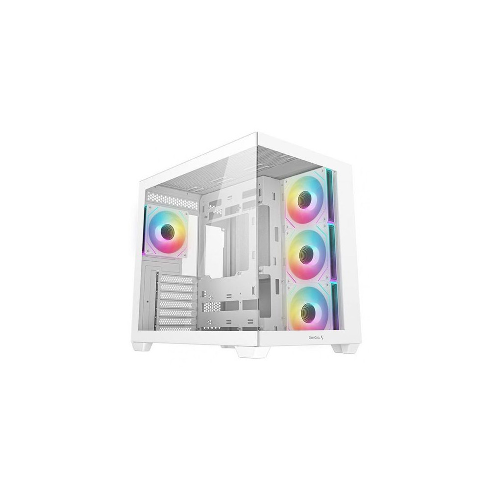 CAJA ATX SEMITORRE DEEPCOOL CG530 CRISTALTEMPLADO RGB BLANCA