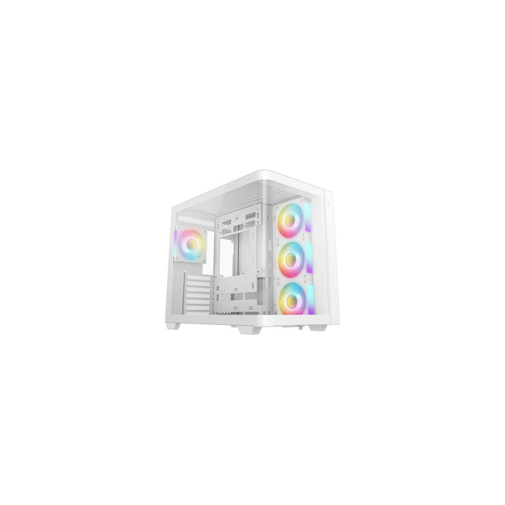 CAJA ATX SEMITORRE DEEPCOOL CG530U 4F WH CRISTAL TEMP BLANCA R-CG530U-WHAGA4-G