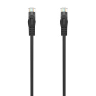 CABLE RED LATIGUI. RJ45 LSZH CAT.6A 500 MHZ UTP AWG24 NEGRO 1.0M AISEN A145-0587