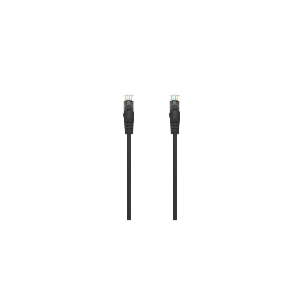CABLE RED LATIGUI. RJ45 LSZH CAT.6A 500 MHZ UTP AWG24 NEGRO 1.0M AISEN A145-0587