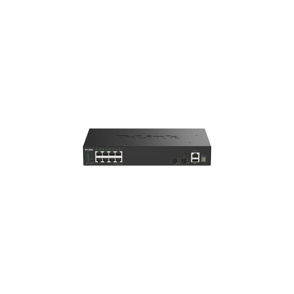 SWITCH D-LINK 8P DGS-1530-10/E GE + 2 PORTS 10G SFP+ SMART MANAGED
