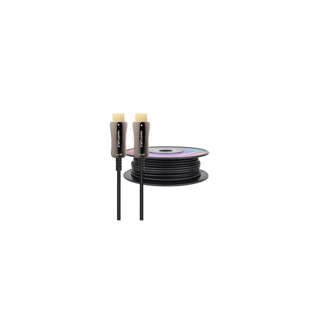 CABLE HDMI V2.1 AOC 8K 60HZ 4K 120HZ 48Gbps 60 M NANOCABLE 10.15.2160