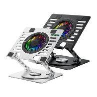 BASE DE REFRIGERACION COOLBOX COOLAIR 1VRGB ALUMINIO PORTATILES DE 17.3 NEGRA