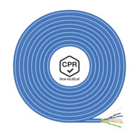 CABLE RED RJ45 LSZH CPR Dca CAT6 UTP AWG24 AZUL 305M AISENS A135-0663