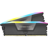 Memoria DDR5 Corsair Vengeance RGB 64GB 2x32GB 6000MHz CL40 EXPO-XMP Gris Oscuro