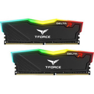 MEMORIA KIT DDR4 16GB (2X8GB) PC4-25600 3200MHZ TEAMGROUP DELTA RGB NEGRO