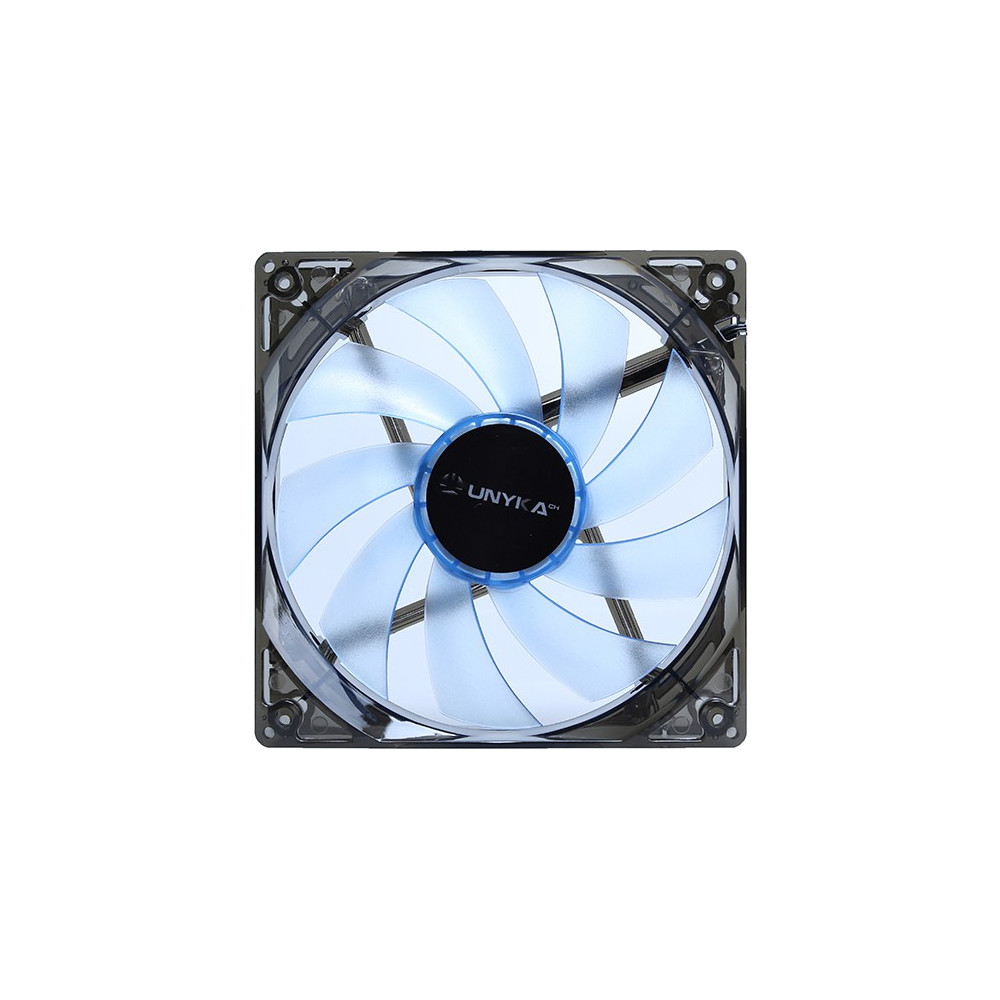 VENTILADOR CAJA ADICIONAL 12X12 UNYKA LED AZUL GAMING 51791