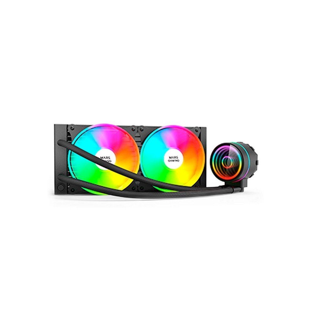 VENTILADOR REFRIGERACION LIQUIDA MARS GAMING MLONE 240 NEGRO
