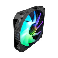 VENTILADOR CAJA ADICIONAL 12X12 ARGB COOLBOX INFINITY COO-VA-12AR02 NEGRO