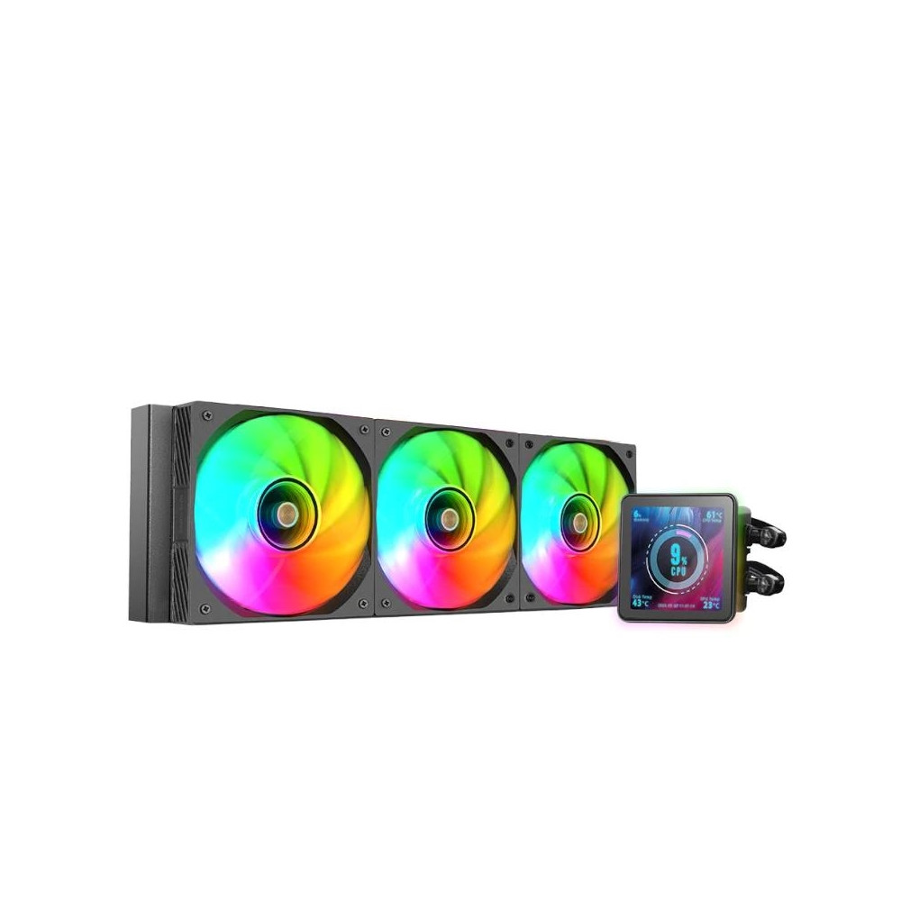 VENTILADOR SISTEMA REFRIGERACION LIQUIDA MARS GAMING MLVISIONPRO360 NEGRO