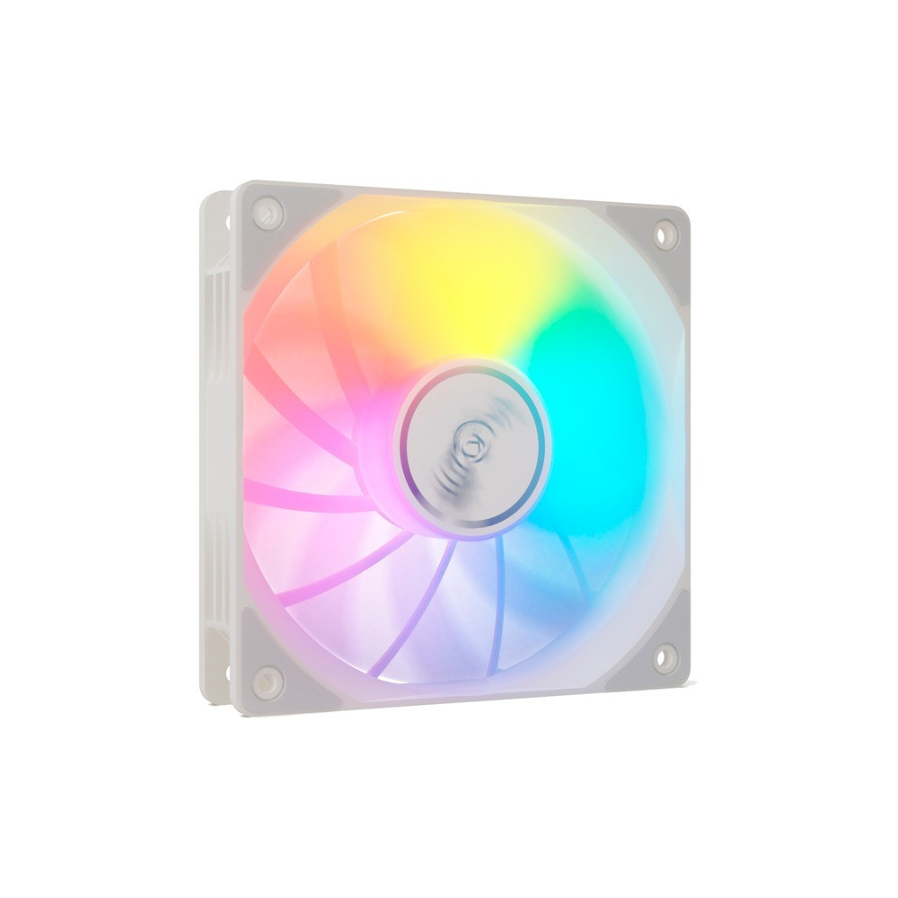 VENTILADOR CAJA ADICIONAL 12X12 VALKYRIE V12R ARGB WHITE REVERSE VK-FANV12RW