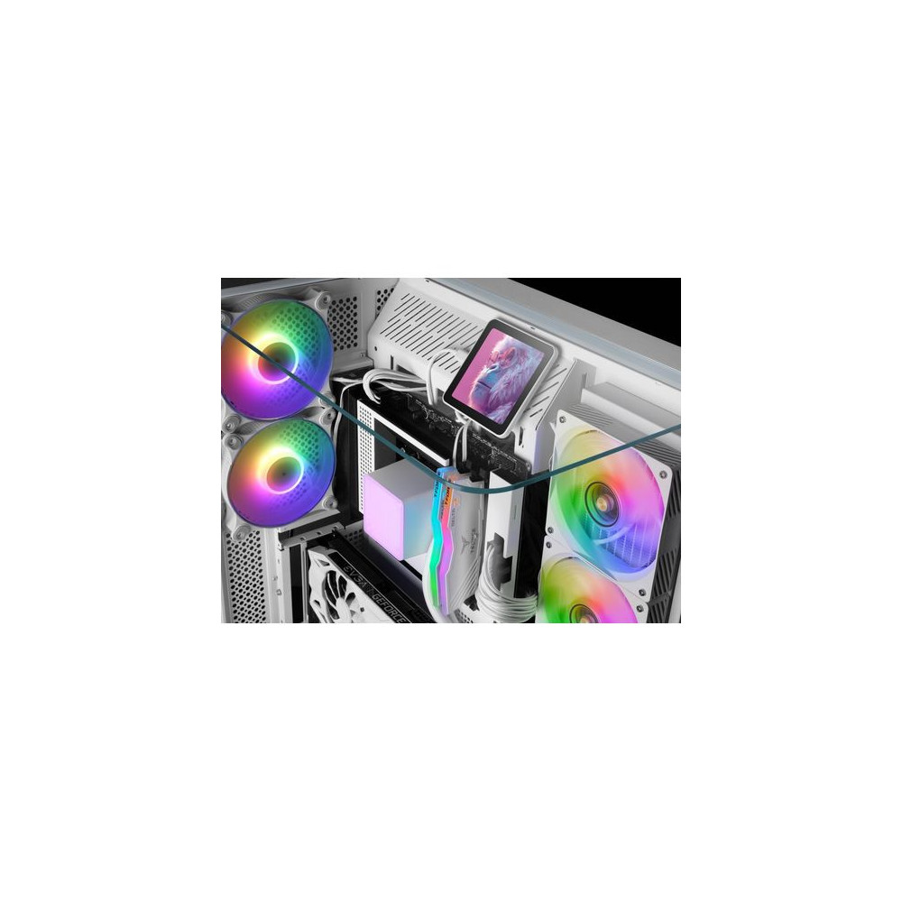 VENTILADOR SISTEMA REFRIGERACION LIQUIDA MARS GAMING MLVISIONPRO360 BLANCO
