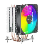 Ventilador UNYKA UNYCOOL H40 ARGB 90mm Gris