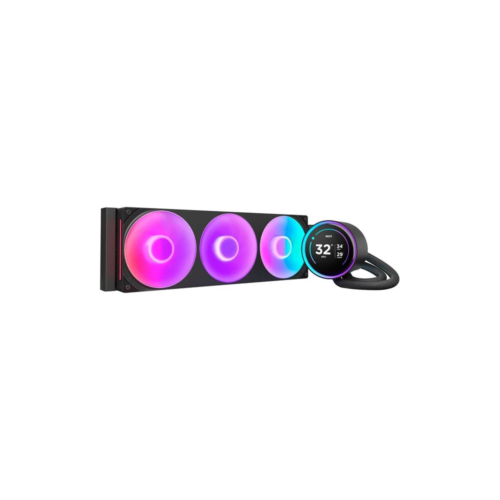 Kit Refrigeración Líquida NZXT Kraken Elite 360 RGB (2025) LCD Display Negro