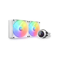 REFRIGERADOR LIQUIDO CPU NZXT KRAKEN 280 RGB 2X140 BLANCO VENT RGB DISPLAY LCD