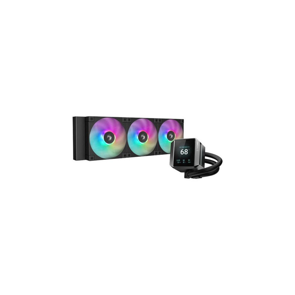 REFRIGERADOR LIQUIDO CPU DEEPCOOL MYSTIQUE 360 ARGB DISPLAY R-LX750-BKADSNC-G-1