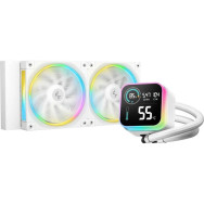 REFRIGERADOR LIQUIDO CPU DEEPCOOL LQ240 WH LED DIGITAL DIS R-LQ240-WHDSMC-G-1