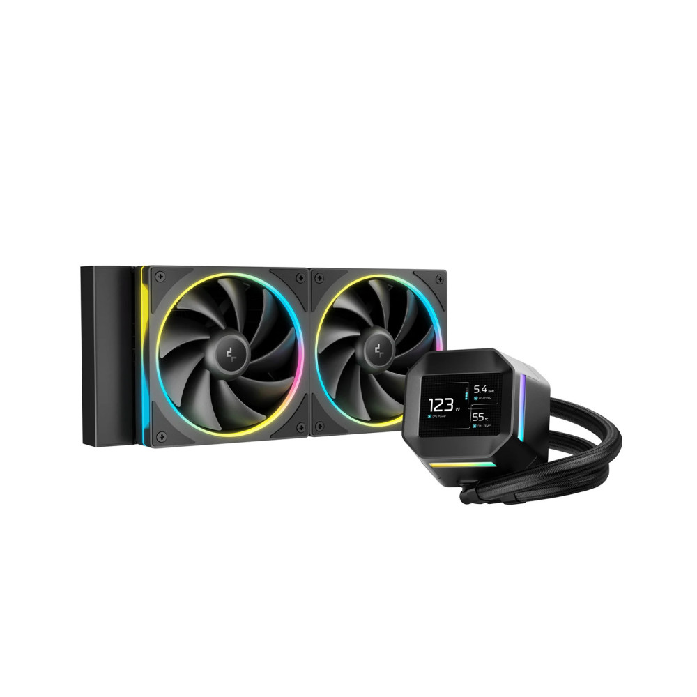 REFRIGERADOR LIQUIDO CPU DEEPCOOL LM240 LED RGB R-LM240-BKDMMC-1