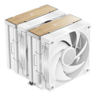 REFRIGERADOR CPU MULTIZOCALO DEEPCOOL AK620 G2 VENTILADOR DOBLE BLANCO-MADERA