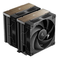 REFRIGERADOR CPU MULTIZOCALO DEEPCOOL AK620 G2 VENTILADOR DOBLE NEGRO-MADERA