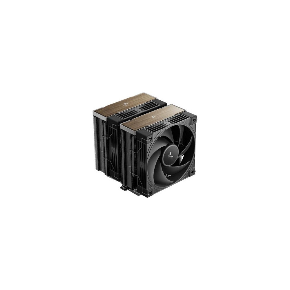 REFRIGERADOR CPU MULTIZOCALO DEEPCOOL AK620 G2 VENTILADOR DOBLE NEGRO-MADERA