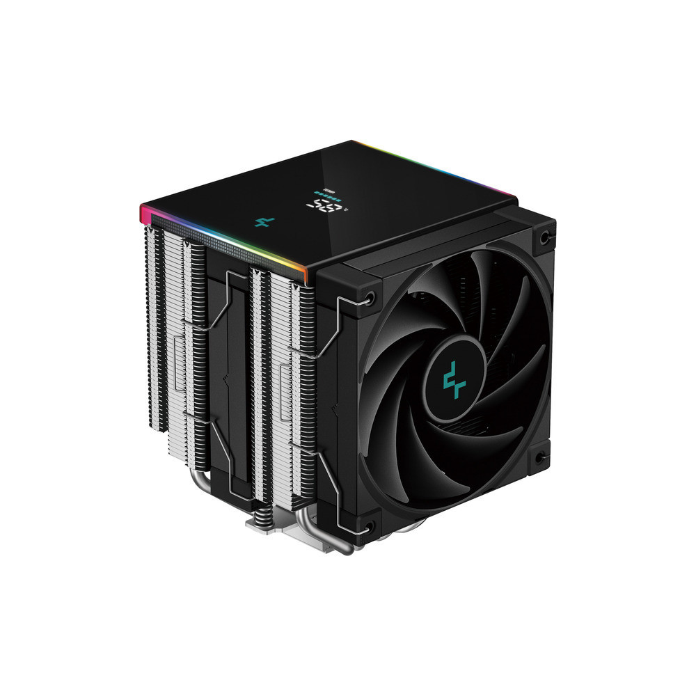 REFRIGERADOR CPU MULTIZOCALO DEEPCOOL AK620 DIGITAL SE RGB VENTILADOR DOBLE NEGRO