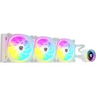 REFRIGERADOR NFORTEC ATRIA X 360 LIQUIDA AIO 3X120 ARGB TDP 280W 1800 RPM BLANCO
