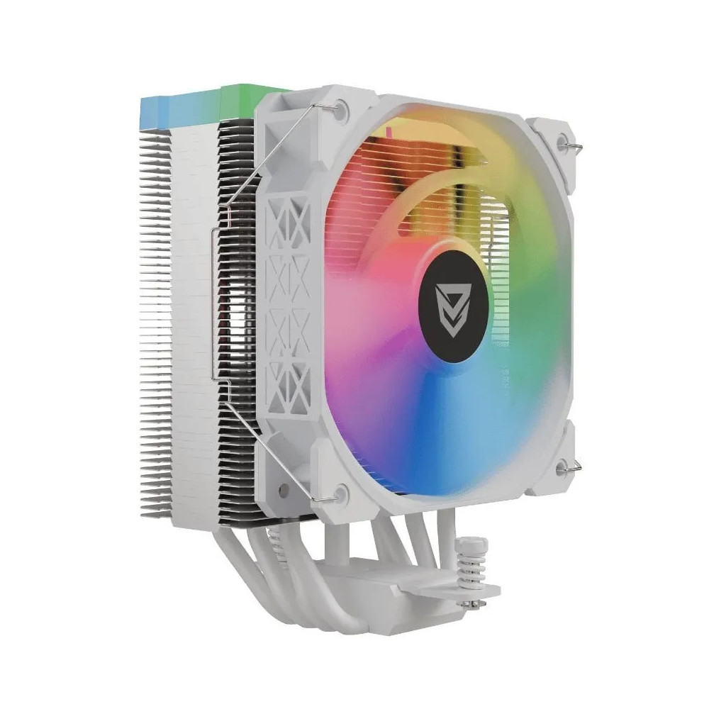 REFRIGERADOR NFORTEC CENTAURUS X2 DISIPADOR CPU POR AIRE 4 PIPES TDP 210W BLANCO