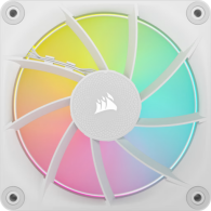 VENTILADOR CAJA ADICIONAL 12X12 CORSAIR LX120 ICUE LINK RGB WHITE