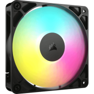VENTILADOR CAJA ADICIONAL 12X12 CORSAIR RS120 ARGB BLACK SINGLE PACK