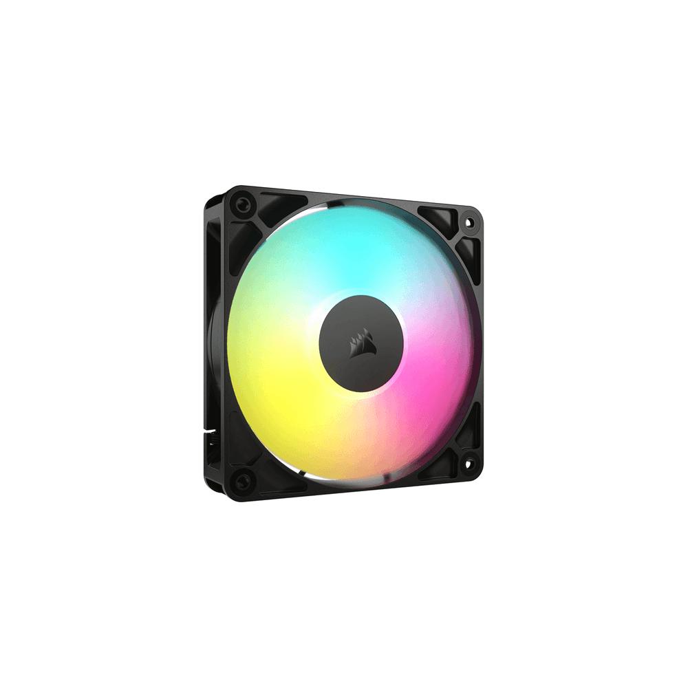 VENTILADOR CAJA ADICIONAL 12X12 CORSAIR RS120 ARGB BLACK SINGLE PACK