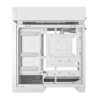 CAJA ATX SEMITORRE DEEPCOOL CL6600 WH CRISTALTEMPLADO RGB BLANCA Y MADERA