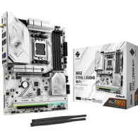 PB AMD SAM5 ASROCK B850 STEEL LEGEND WIFI 4DDR5 PCIE 4SATA3 USB3.2 M2 HDMI ATX
