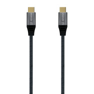 CABLE USB 3.2 GEN2x2 20GBPS 100W E-MARK USB-CM-USB-CM GRIS 2.0M AISENS A107-0634
