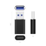 ADAPTADOR USB-A 3.2 MACHO A USB-C HEMBRA AISENS A108-0678