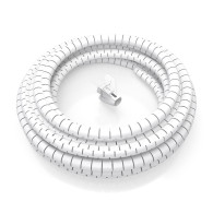 ORGANIZADOR DE CABLE EN ESPIRAL 25MM BLANCO 3.0M AISENS A151-0919