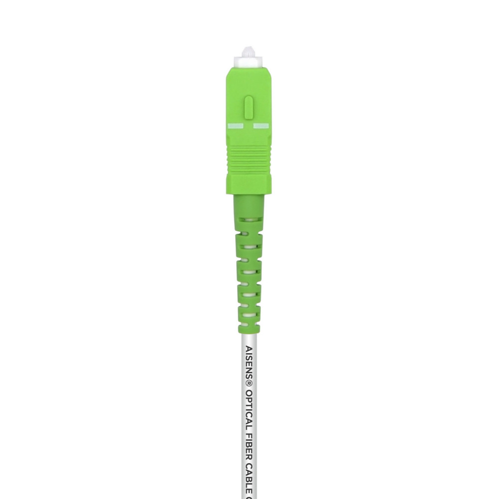 CABLE FIBRA OPTICA G657A2 9-125 SX DCA LSZH SC-APC BLANCO 3.0M AISENS A152-0495