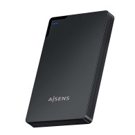 CAJA EXTERNA 2.5" AISENS ASE-2520 SATA   SATA2   SATA3 USB 3.0 NEGRO