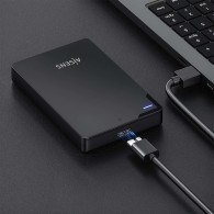 CAJA EXTERNA 2.5" AISENS ASE-2520 SATA   SATA2   SATA3 USB 3.0 NEGRO