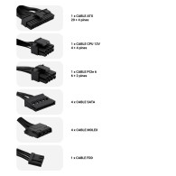 FUENTE ALIMENTACION ATX 650W COOLBOX DEEPGAMING 650-BZ 80+ BRONZE DG-PWS650-85B