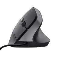 RATON TRUST BAYO II 25144 ERGONOMICO 2400DPI USB NEGRO