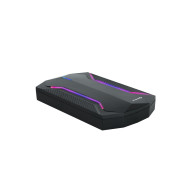 CAJA EXTERNA 2.5 TOOQ GAMING SATA USB3.0 3.1 GEN1 LEDS RGB TQE-2599RGB