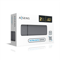 CAJA EXTERNA SSD M.2 SATA AISENS SATA ASM2-002G GRIS USB 3.1  CAJA-ASM2-002G