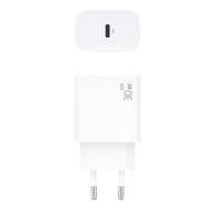 CARGADOR GaN 30W 1xUSB-C PD3.0 BLANCO AISENS A110-0950