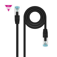CABLE RED LATIGUI CAT.7 LSZH SFTP PIMF AWG26 NEGRO 30 CM 10.20.1700-L30-BK