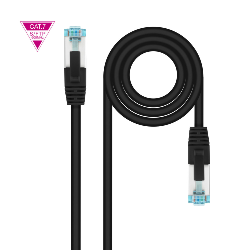 CABLE RED LATIGUI CAT.7 LSZH SFTP PIMF AWG26 NEGRO 30 CM 10.20.1700-L30-BK